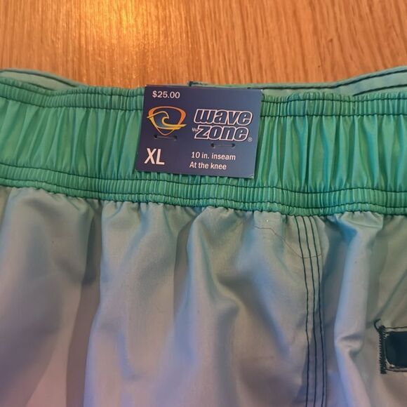 Wave Zone sunset graphic WZ Cargo Trunk- swim/board short. New, with tag. - Picture 5 of 6